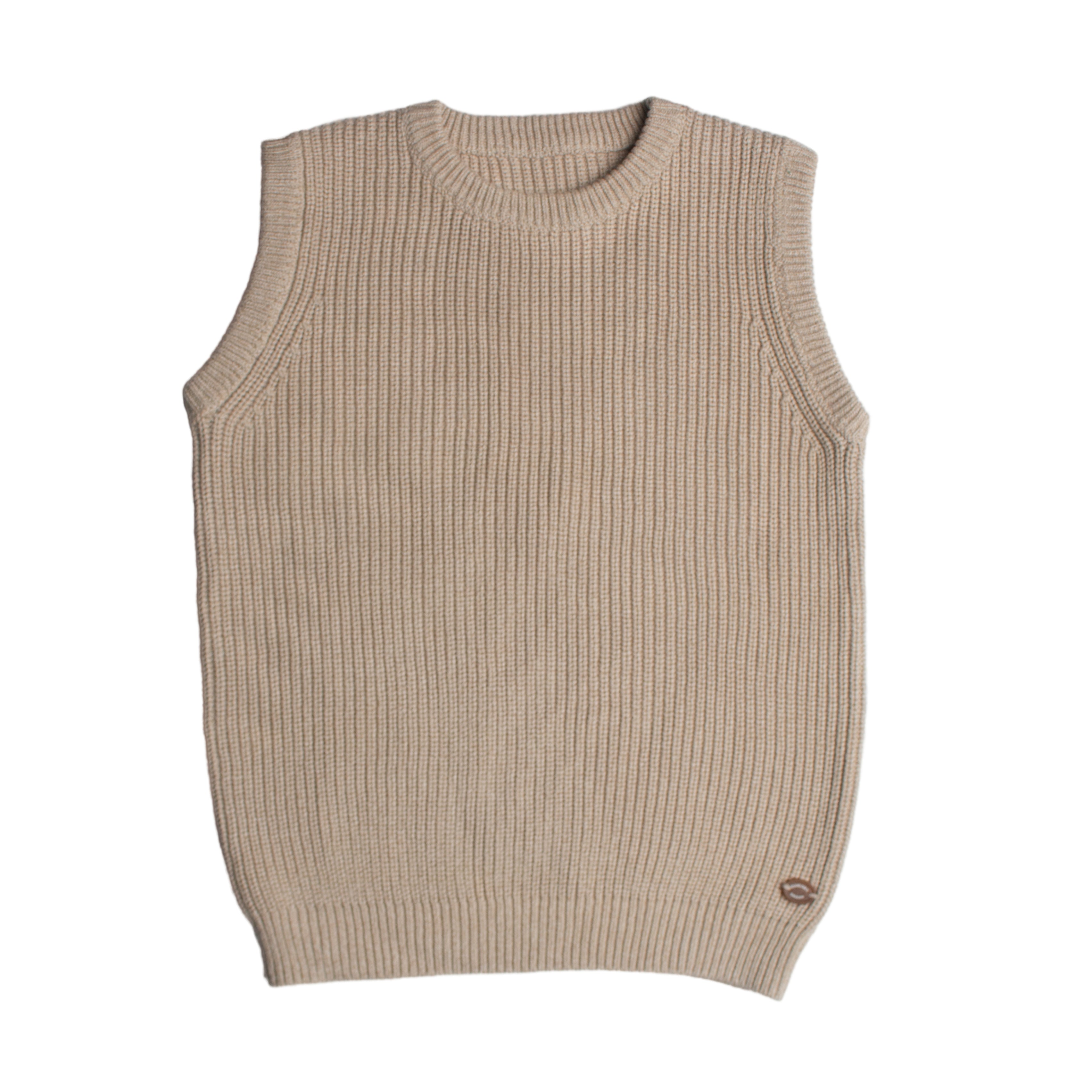 Girls Oatmeal Vest